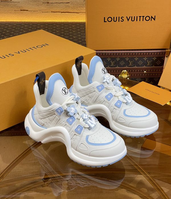 ルイヴィトン 靴 LV アークライト スニーカー レディース lv303294 スカイブルー N品 ルイヴィトン アークライト 履き心地 - 画像 (9)