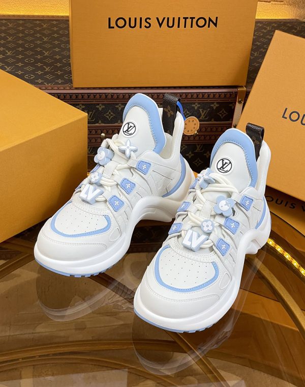 ルイヴィトン 靴 LV アークライト スニーカー レディース lv303294 スカイブルー N品 ルイヴィトン アークライト 履き心地 - 画像 (8)