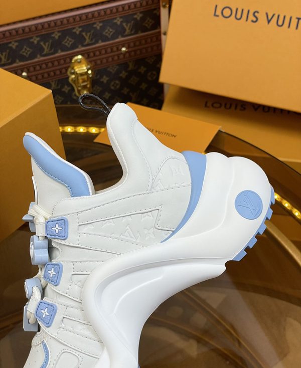 ルイヴィトン 靴 LV アークライト スニーカー レディース lv303294 スカイブルー N品 ルイヴィトン アークライト 履き心地 - 画像 (5)