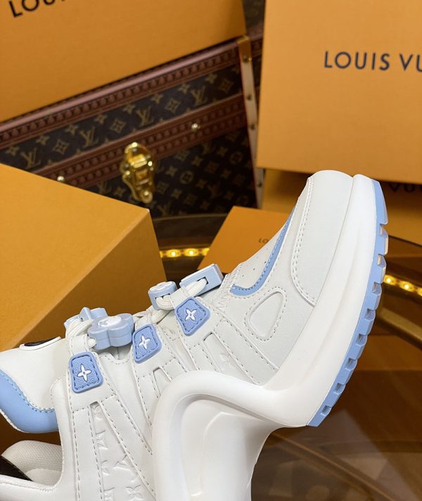 ルイヴィトン 靴 LV アークライト スニーカー レディース lv303294 スカイブルー N品 ルイヴィトン アークライト 履き心地 - 画像 (4)