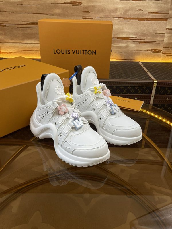 ルイヴィトン 靴 LV アークライト スニーカー レディース lv303295 ホワイト N品 ルイヴィトン アークライト コーデ - 画像 (9)
