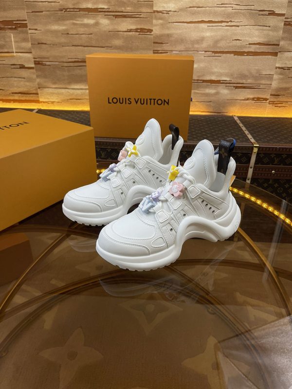 ルイヴィトン 靴 LV アークライト スニーカー レディース lv303295 ホワイト N品 ルイヴィトン アークライト コーデ - 画像 (8)