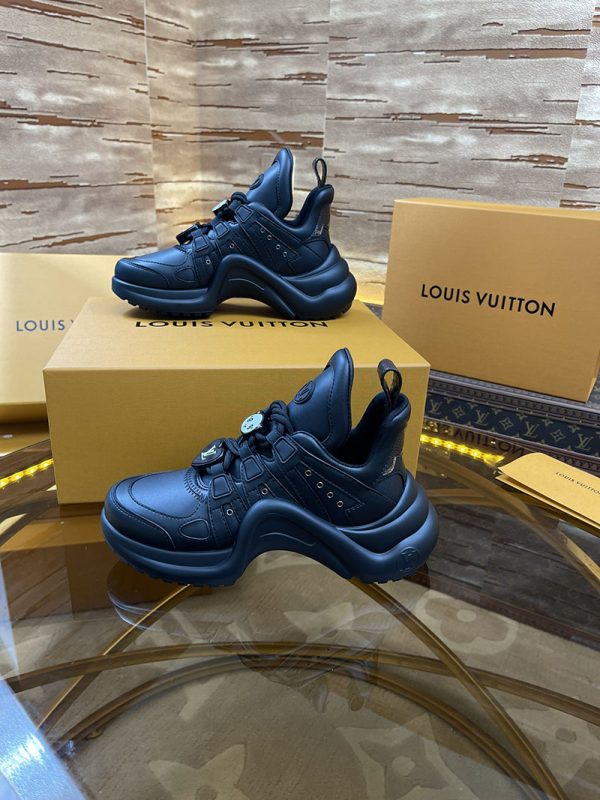 ルイヴィトン 靴 LV アークライト スニーカー レディース lv303296 ブラック N品 ルイヴィトン アークライト コーデ - 画像 (6)