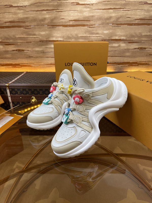 ルイヴィトン 靴 LV アークライト スニーカー レディース lv303298 ベージュ N品 ヴィトン 靴 スニーカー - 画像 (8)