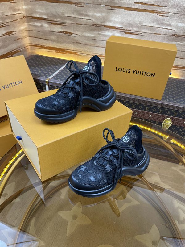 ルイヴィトン 靴 LV アークライト スニーカー レディース lv303299 ブラック N品 ヴィトン 靴 スニーカー - 画像 (6)