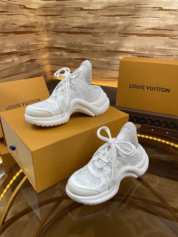 ルイヴィトン 靴 LV アークライト スニーカー レディース lv303300 ホワイト N品 ヴィトン 靴 スニーカー - 画像 (6)