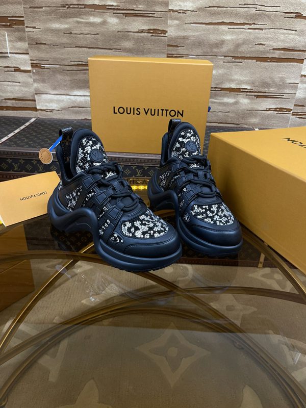 ルイヴィトン 靴 LV アークライト スニーカー レディース lv303301 ブラック N品 ヴィトン スニーカー 新作 2025 - 画像 (9)