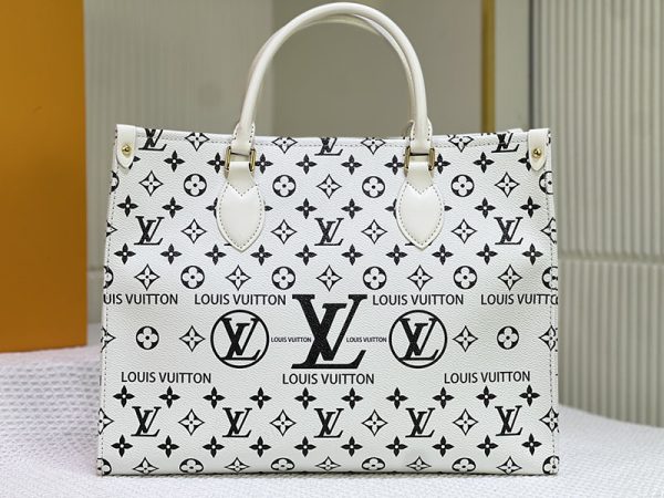 ルイヴィトン トートバッグ モノグラム アンプラント オンザゴーMM lv301301 ホワイト N品 トートバッグ レディース atelier viviela - 画像 (7)