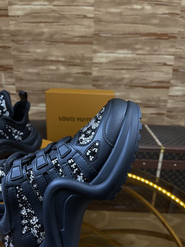 ルイヴィトン 靴 LV アークライト スニーカー レディース lv303301 ブラック N品 ヴィトン スニーカー 新作 2025 - 画像 (4)