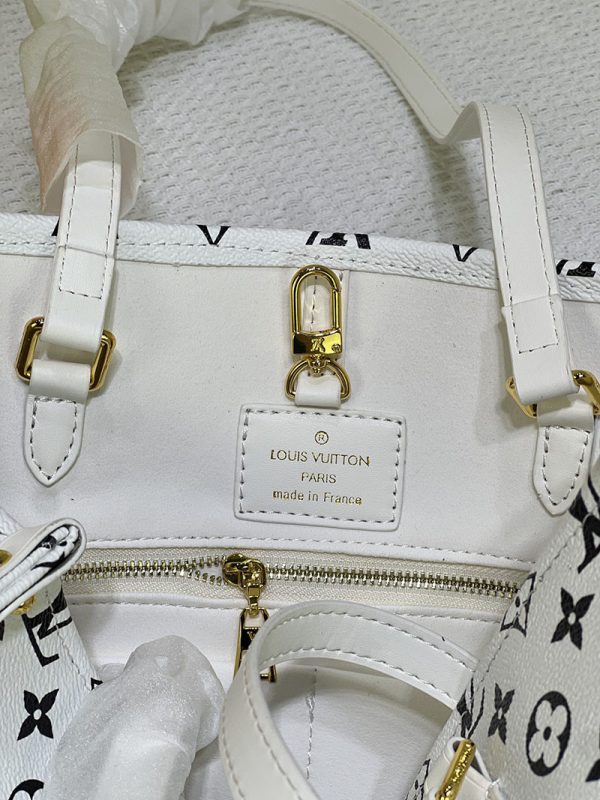 ルイヴィトン トートバッグ モノグラム アンプラント オンザゴーMM lv301301 ホワイト N品 トートバッグ レディース atelier viviela - 画像 (3)