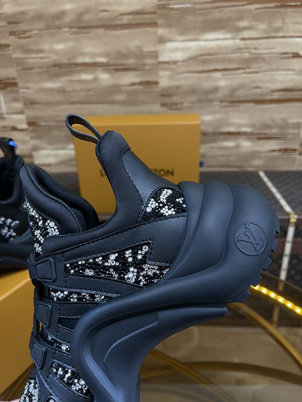 ルイヴィトン 靴 LV アークライト スニーカー レディース lv303301 ブラック N品 ヴィトン スニーカー 新作 2025 - 画像 (2)