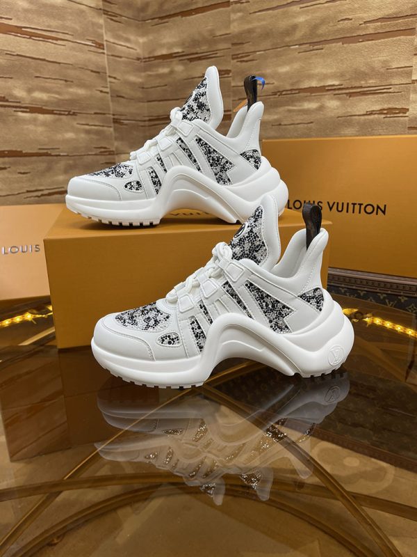 ルイヴィトン 靴 LV アークライト スニーカー レディース lv303302 ホワイト N品 ヴィトン スニーカー 新作 2025 - 画像 (5)