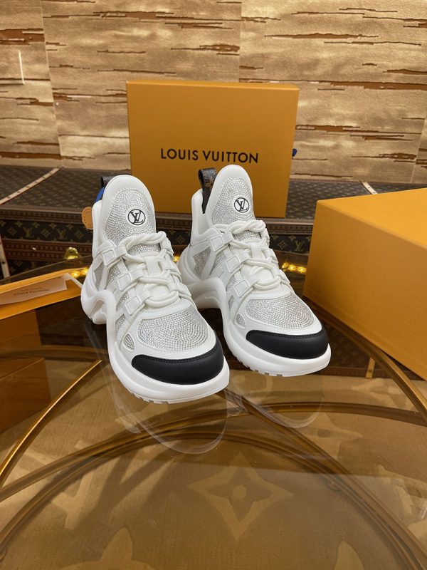 ルイヴィトン 靴 LV アークライト スニーカー レディース lv303303 ホワイト/ブラック N品 ヴィトン スニーカー 新作 2025 - 画像 (9)