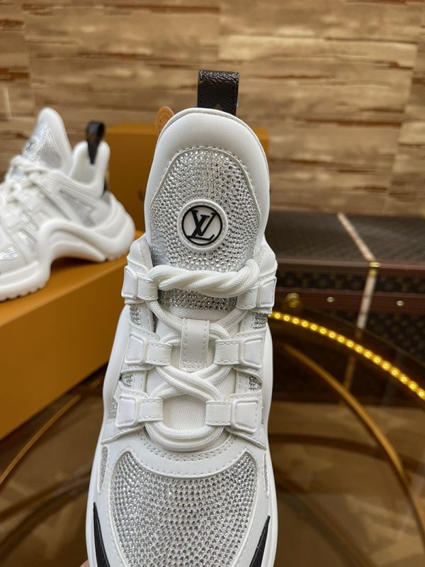 ルイヴィトン 靴 LV アークライト スニーカー レディース lv303303 ホワイト/ブラック N品 ヴィトン スニーカー 新作 2025 - 画像 (3)