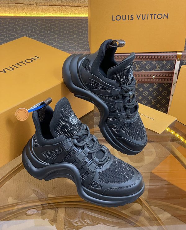 ルイヴィトン 靴 LV アークライト スニーカー レディース lv303305 ブラック N品 ヴィトン スニーカー 定価 - 画像 (7)