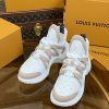 ルイヴィトン 靴 LV アークライト スニーカー レディース lv303308 ホワイト/ベージュ N品 スニーカー レディース おしゃれ 40代 - 画像 (8)