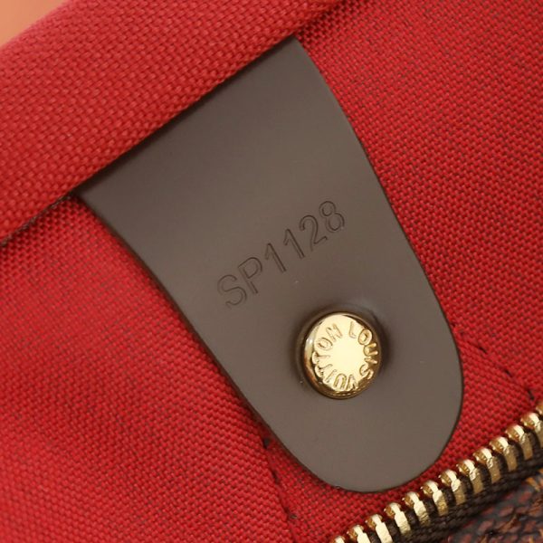 ルイヴィトン スピーディ・バンドリエール25 N40575 ダミエ・エヌべ キャンバス ブラウン系 ゴールド金具 N品 - 画像 (3)