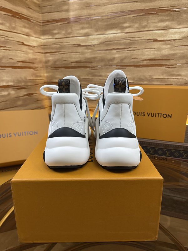 ルイヴィトン 靴 LV アークライト スニーカー レディース lv303309 ホワイト/ブラック N品 スニーカー レディース おしゃれ 40代 - 画像 (2)