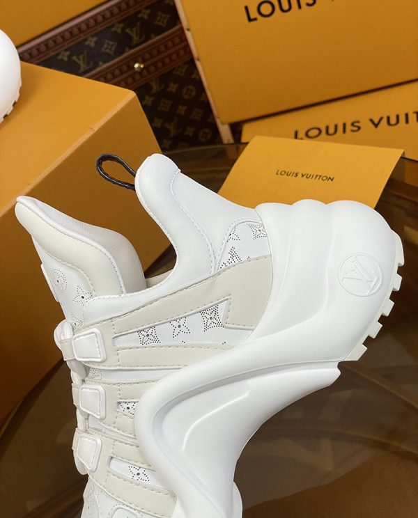 ルイヴィトン 靴 LV アークライト スニーカー レディース lv303310 ホワイト N品 スニーカー レディース 人気ブランド - 画像 (5)