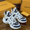 ルイヴィトン 靴 LV アークライト スニーカー レディース lv303312 ホワイト/ブラック N品 スニーカー レディース 人気ブランド - 画像 (9)