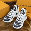 ルイヴィトン 靴 LV アークライト スニーカー レディース lv303312 ホワイト/ブラック N品 スニーカー レディース 人気ブランド - 画像 (8)