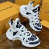 ルイヴィトン 靴 LV アークライト スニーカー レディース lv303312 ホワイト/ブラック N品 スニーカー レディース 人気ブランド - 画像 (7)
