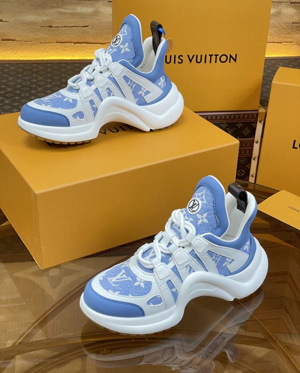 ルイヴィトン 靴 LV アークライト スニーカー レディース lv303313 デニム N品 ルイヴィトン スニーカー デニム - 画像 (6)