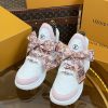 ルイヴィトン 靴 LV アークライト スニーカー レディース lv303316 ホワイト/ピンク N品 芸能人 愛用スニーカー レディース - 画像 (8)
