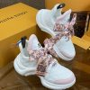 ルイヴィトン 靴 LV アークライト スニーカー レディース lv303316 ホワイト/ピンク N品 芸能人 愛用スニーカー レディース - 画像 (7)