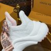 ルイヴィトン 靴 LV アークライト スニーカー レディース lv303316 ホワイト/ピンク N品 芸能人 愛用スニーカー レディース - 画像 (5)