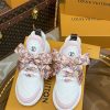 ルイヴィトン 靴 LV アークライト スニーカー レディース lv303316 ホワイト/ピンク N品 芸能人 愛用スニーカー レディース - 画像 (3)