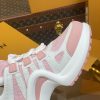 ルイヴィトン 靴 LV アークライト スニーカー レディース lv303318 ホワイト/ピンク N品 芸能人 愛用スニーカー レディース - 画像 (4)