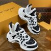 ルイヴィトン 靴 LV アークライト スニーカー レディース lv303319 ホワイト/ブラック N品 芸能人 愛用スニーカー レディース - 画像 (7)