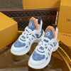 ルイヴィトン 靴 LV アークライト スニーカー レディース lv303320 ホワイト/デニム N品 芸能人 愛用スニーカー レディース - 画像 (8)