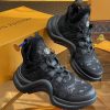ルイヴィトン 靴 LV アークライト スニーカー レディース lv303321 ブラック N品 芸能人 愛用スニーカー レディース - 画像 (7)