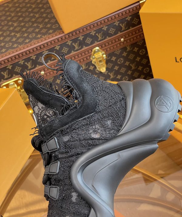 ルイヴィトン 靴 LV アークライト スニーカー レディース lv303321 ブラック N品 芸能人 愛用スニーカー レディース - 画像 (6)