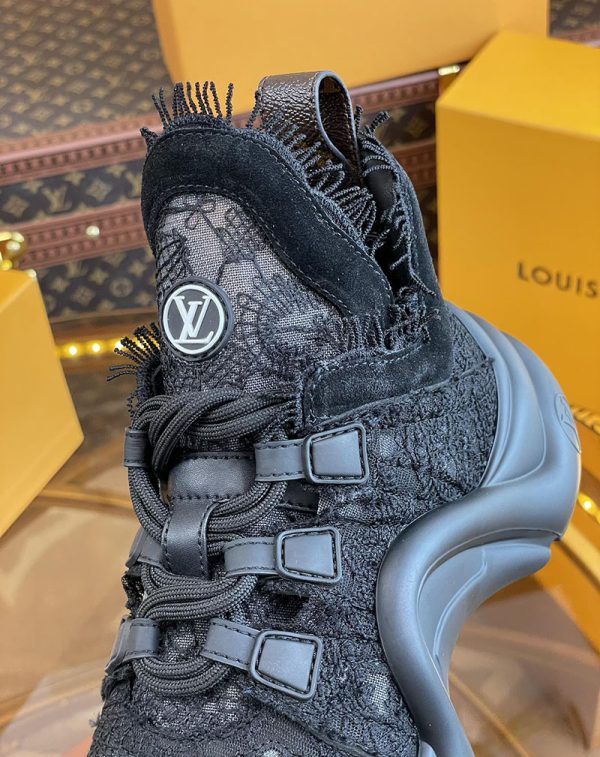 ルイヴィトン 靴 LV アークライト スニーカー レディース lv303321 ブラック N品 芸能人 愛用スニーカー レディース - 画像 (5)