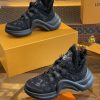 ルイヴィトン 靴 LV アークライト スニーカー レディース lv303321 ブラック N品 芸能人 愛用スニーカー レディース - 画像 (4)