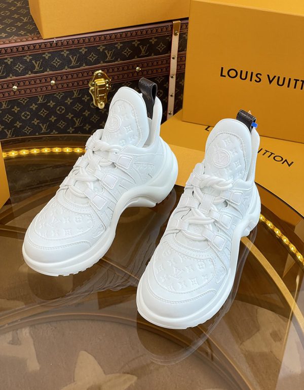 ルイヴィトン 靴 LV アークライト スニーカー レディース lv303323 ホワイト N品 海外 スニーカー 流行り レディース - 画像 (8)