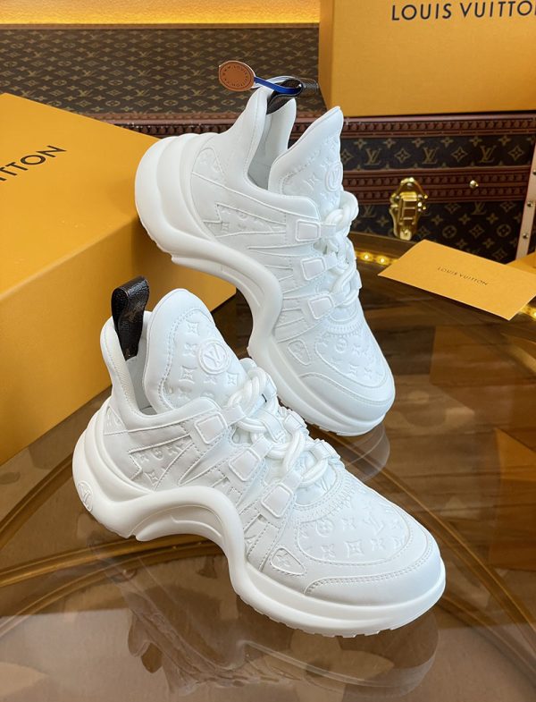 ルイヴィトン 靴 LV アークライト スニーカー レディース lv303323 ホワイト N品 海外 スニーカー 流行り レディース - 画像 (7)