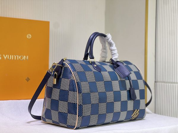 ルイヴィトン キーポル・バンドリエール 40 ブルー ダミエ lv301324 N品 ルイヴィトン スピーディ 新作 - 画像 (9)