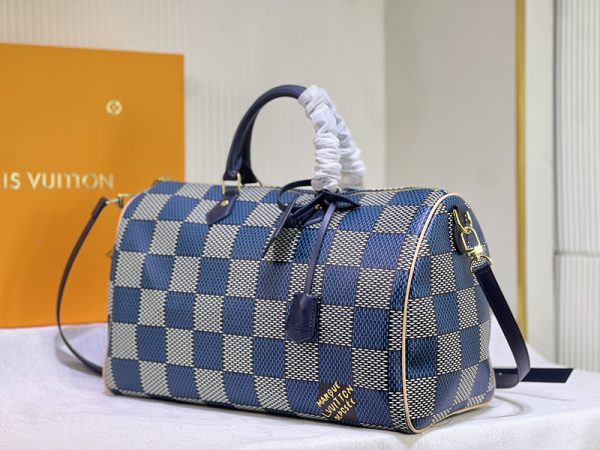 ルイヴィトン キーポル・バンドリエール 40 ブルー ダミエ lv301324 N品 ルイヴィトン スピーディ 新作 - 画像 (8)