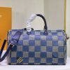 ルイヴィトン キーポル・バンドリエール 40 ブルー ダミエ lv301324 N品 ルイヴィトン スピーディ 新作 - 画像 (6)
