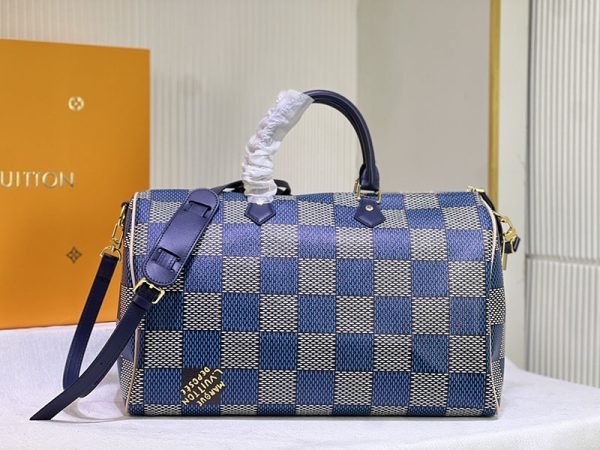 ルイヴィトン キーポル・バンドリエール 40 ブルー ダミエ lv301324 N品 ルイヴィトン スピーディ 新作 - 画像 (6)