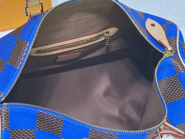 ルイヴィトン キーポル・バンドリエール 40 ブルー ダミエ lv301324 N品 ルイヴィトン スピーディ 新作 - 画像 (5)