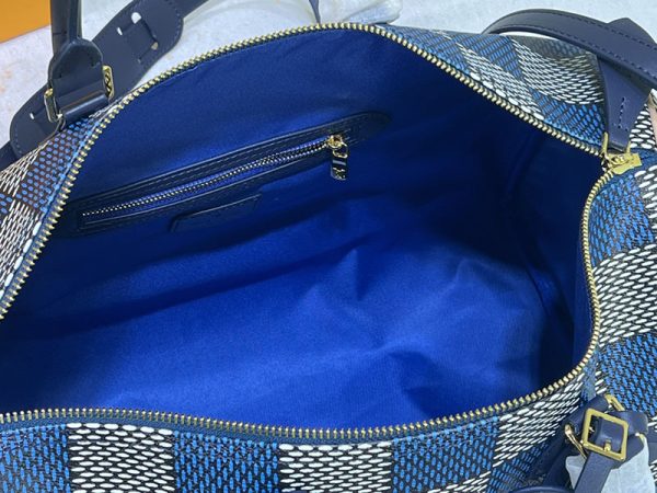ルイヴィトン キーポル・バンドリエール 40 ブルー ダミエ lv301324 N品 ルイヴィトン スピーディ 新作 - 画像 (3)