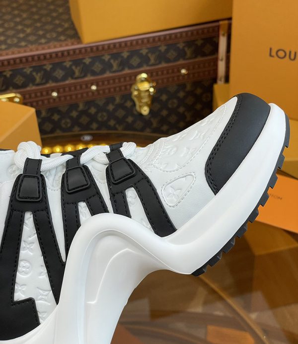 ルイヴィトン 靴 LV アークライト スニーカー レディース lv303326 ホワイト/ブラック N品 海外 スニーカー 流行り レディース - 画像 (5)