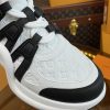 ルイヴィトン 靴 LV アークライト スニーカー レディース lv303326 ホワイト/ブラック N品 海外 スニーカー 流行り レディース - 画像 (4)