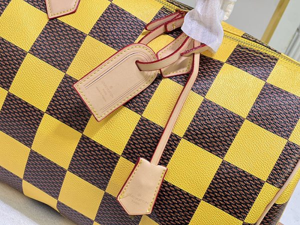ルイヴィトン スピーディバンドリエール 40 ダミエポップ レザー lv301327 イエロー N品 スピーディ p9 バンドリエール 40 - 画像 (7)
