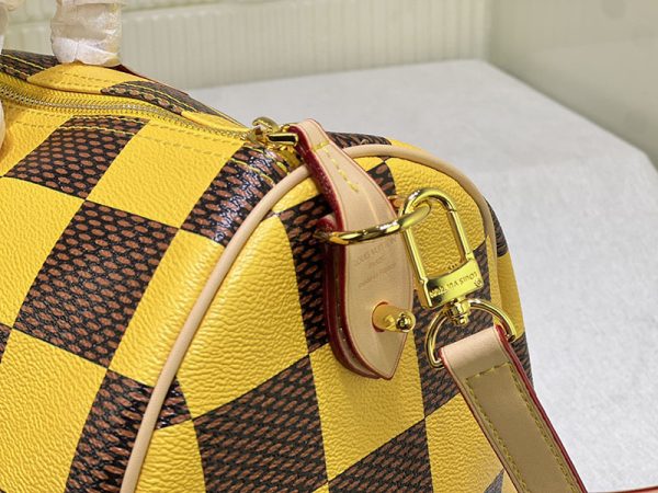 ルイヴィトン スピーディバンドリエール 40 ダミエポップ レザー lv301327 イエロー N品 スピーディ p9 バンドリエール 40 - 画像 (6)